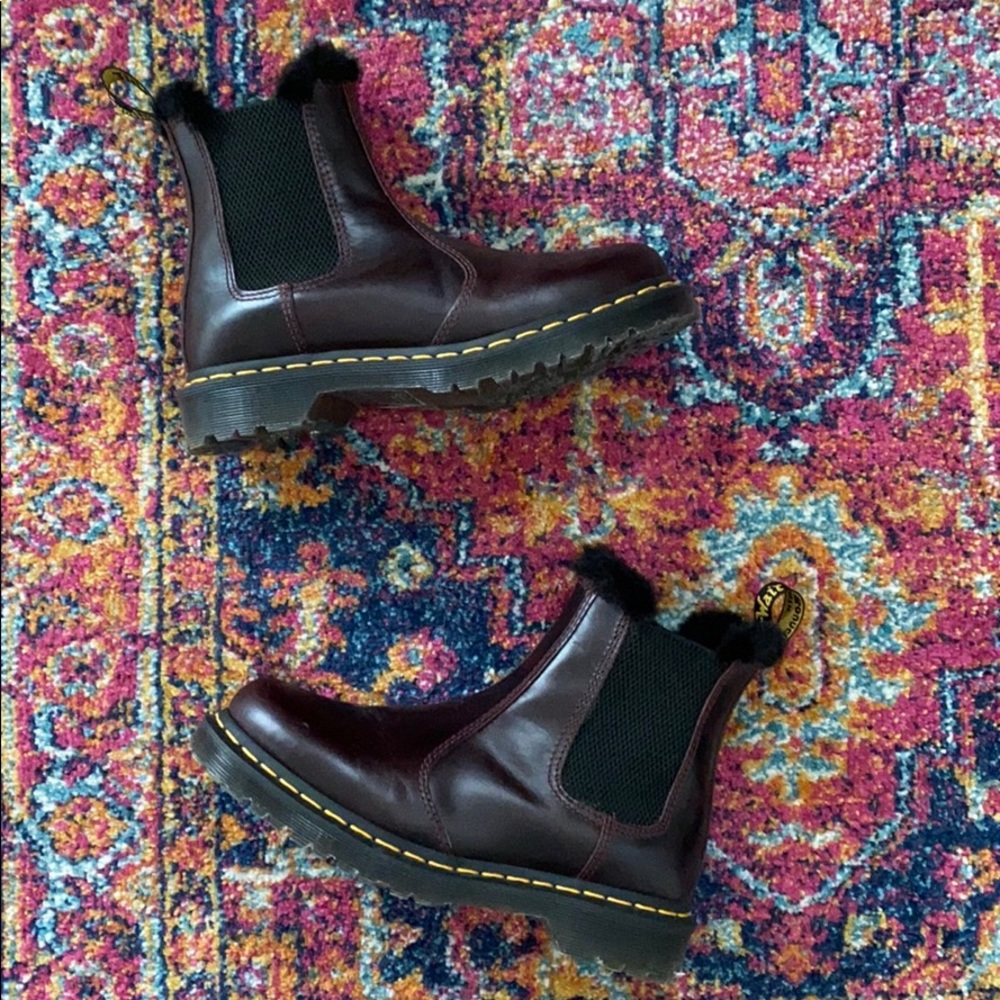 Fur Lined Dr. Martens